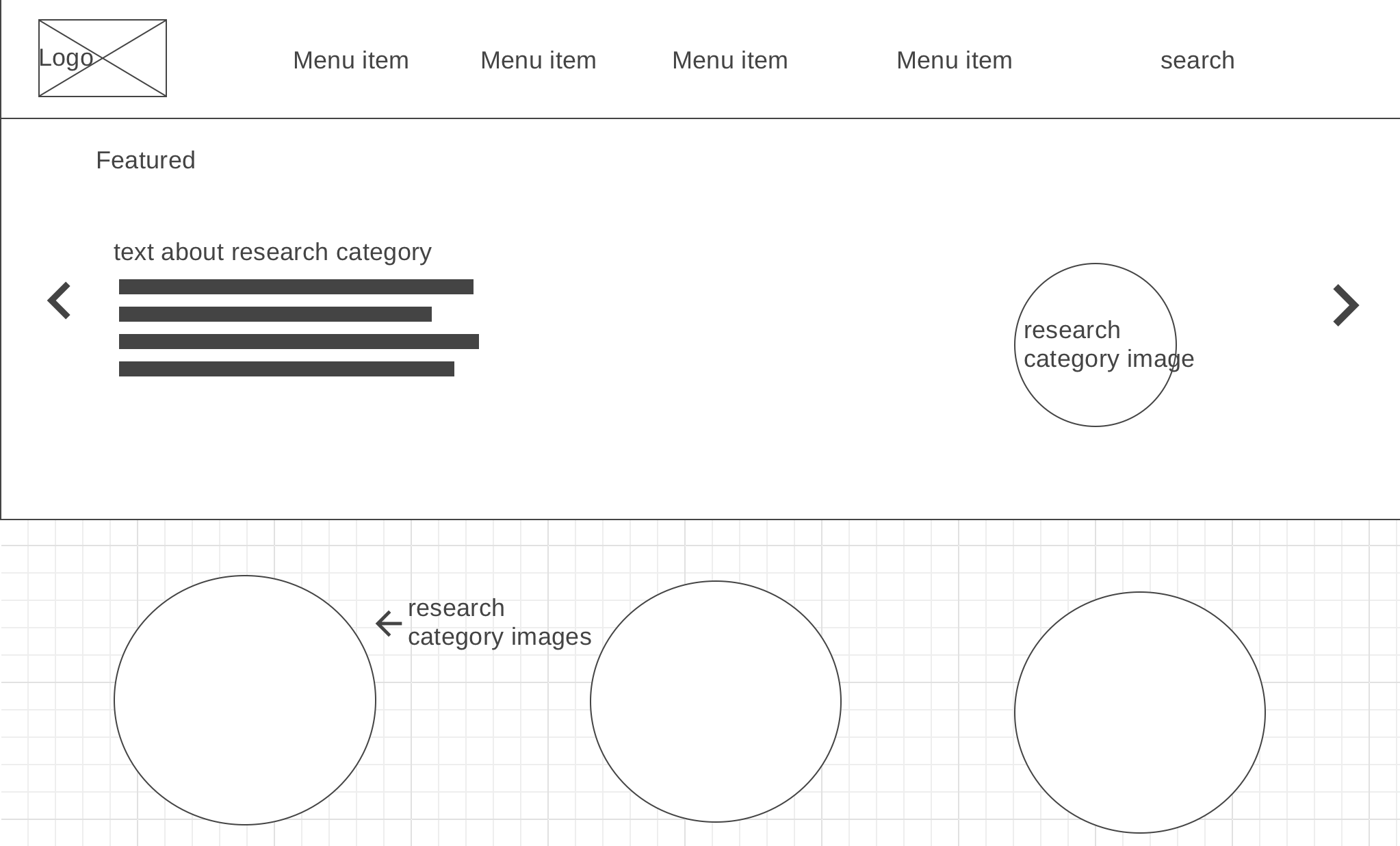 wireframe for Research